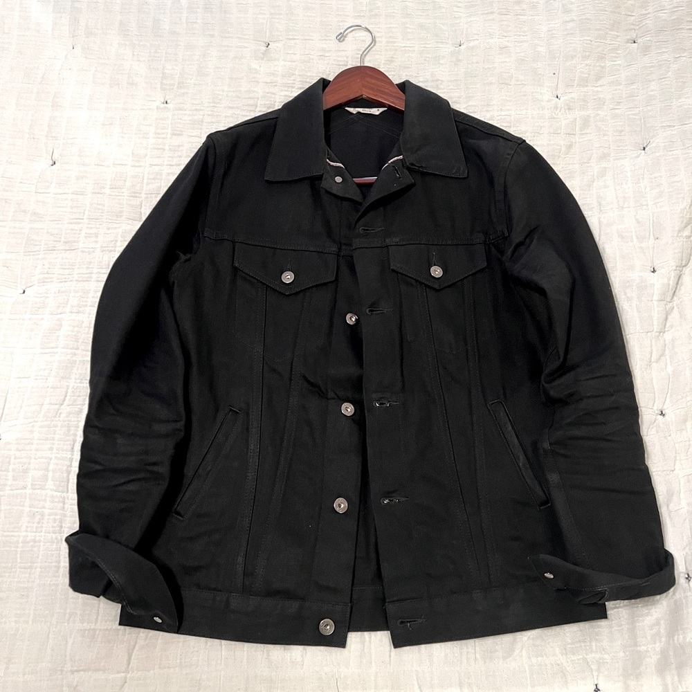 3sixteen Lightweight Denim Jacket. Black. Size M